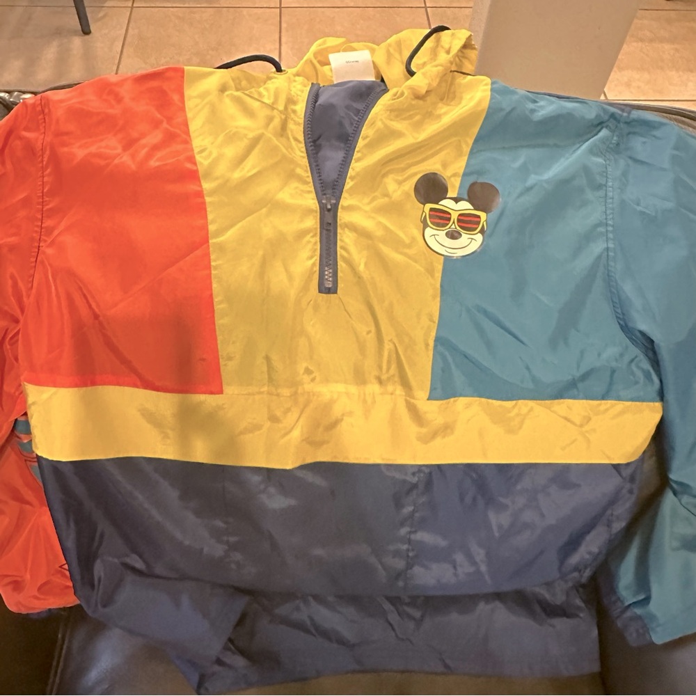 Disney Color block Windbreaker